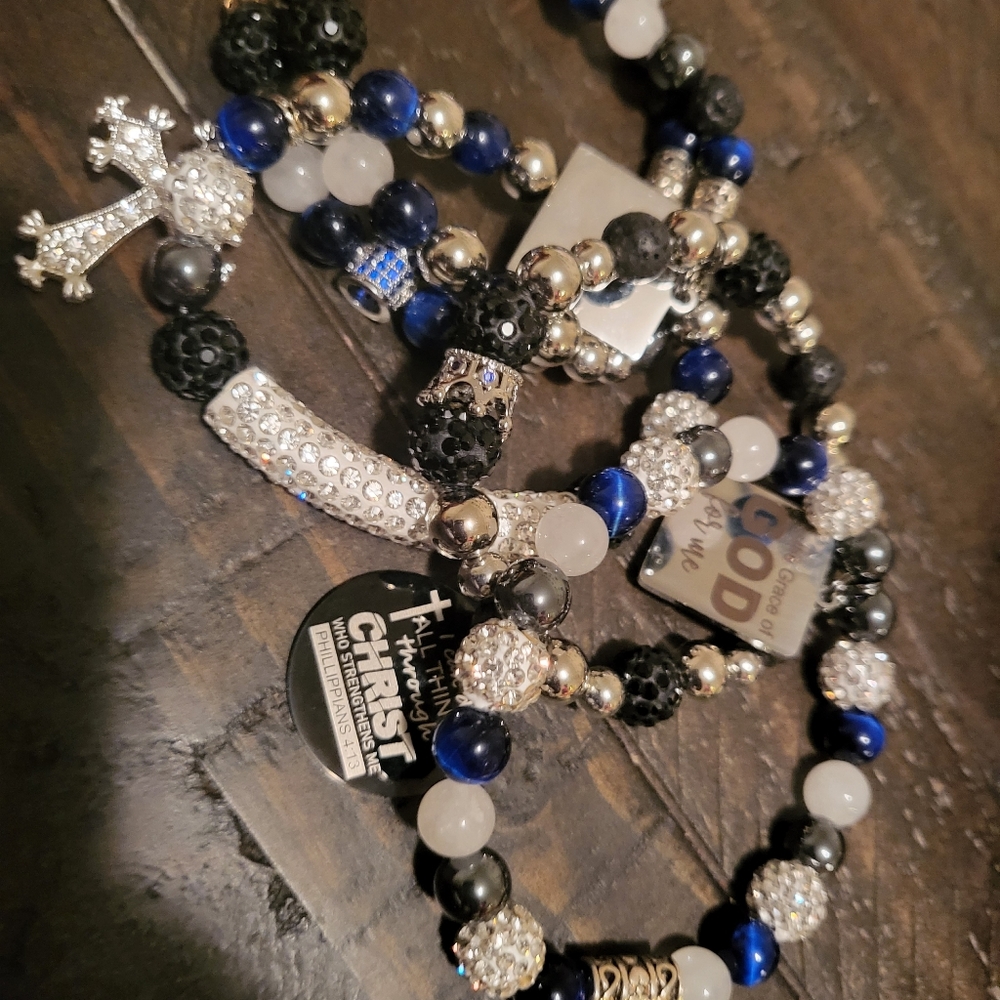 Handmade bracelets His and Hers 5pcs